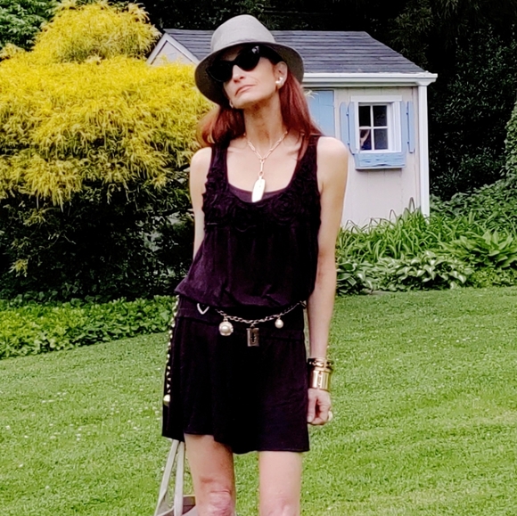 Rare Vintage Moschino Gold Charm Belt/Necklace - Picture 7 of 10